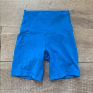 Lululemon Align High-Waisted 6” Biker Shorts – Blue | Size 2